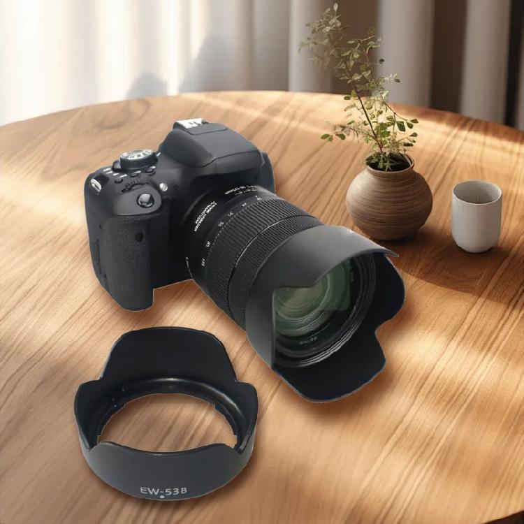 Replacement Lens Hood Dustproof Protector Lens Shade Cover EW-53B for RF-S 10-18mm F4.5-6.3 IS Lens