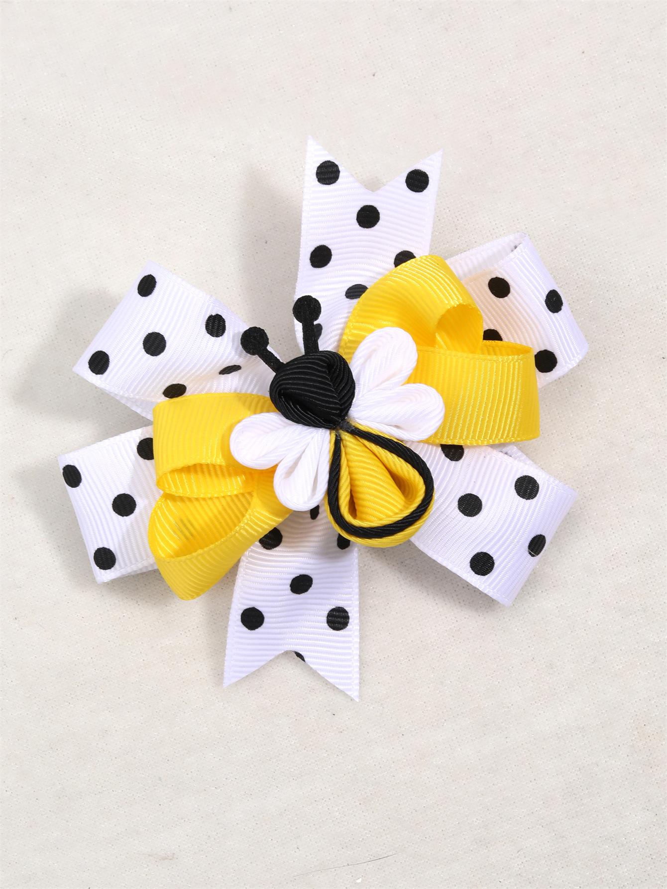 

Заколки для волос Уникальные банты для волос с пчелами для девочек Заколки для волос в горошек Модные детские заколки-невидимки Шпильки Детские аксессуары для волос