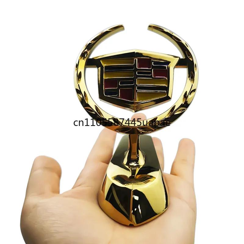 Chromový znak na kapotu auta Znak Kapota Samolepka pro Cadillac CTS BLS Escalade Seville Tiburon SLS XTS XT6 CT6 Logo pro úpravu auta