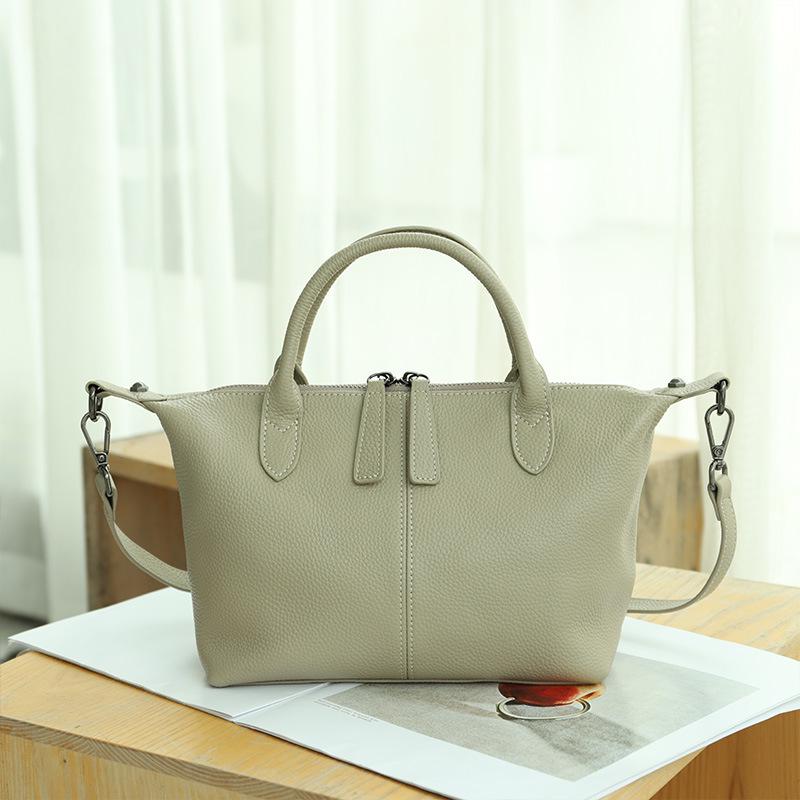 Genuine Leather Women's Shoulder Bag - 2025 European & American Style