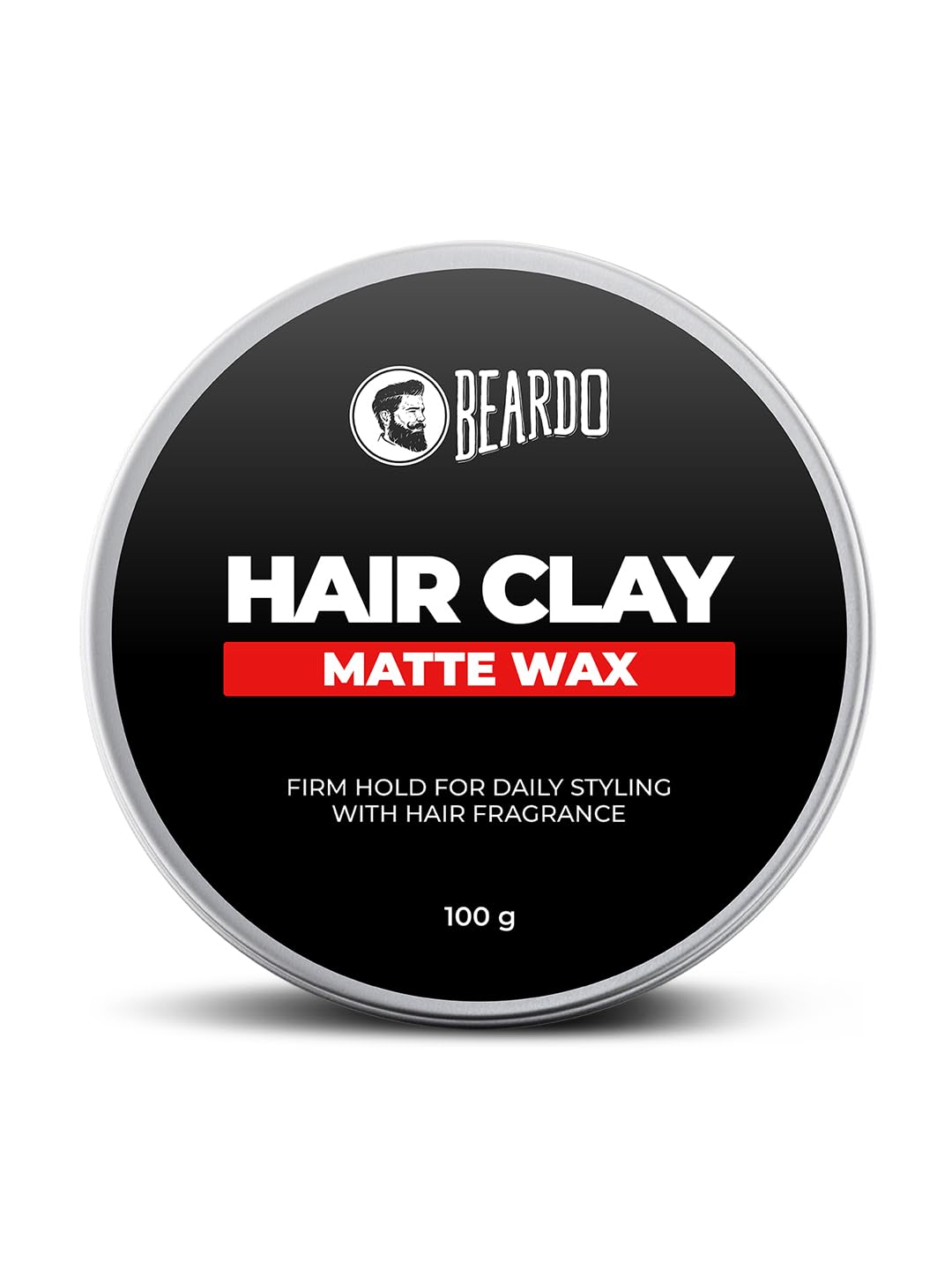 Beardo Hair Clay Wax for Men, 100 gm | Hair Clay for men | Styling Wax | Volumizing | Strong Hold | Restylable |Matte Finish | Easy to Wash Off | T