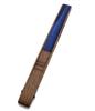 Folding Cotton Fan for Waterfall Blue and Navy Blue Navy [Hana Kanzashi] Men's Fan, Men, Gift, Large, High-Volume, Pattern, [Waterfall Blue]