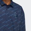 Adidas Casual Lapel Single-Breasted Long Sleeve Jacket Men Jackets Blue IB2749