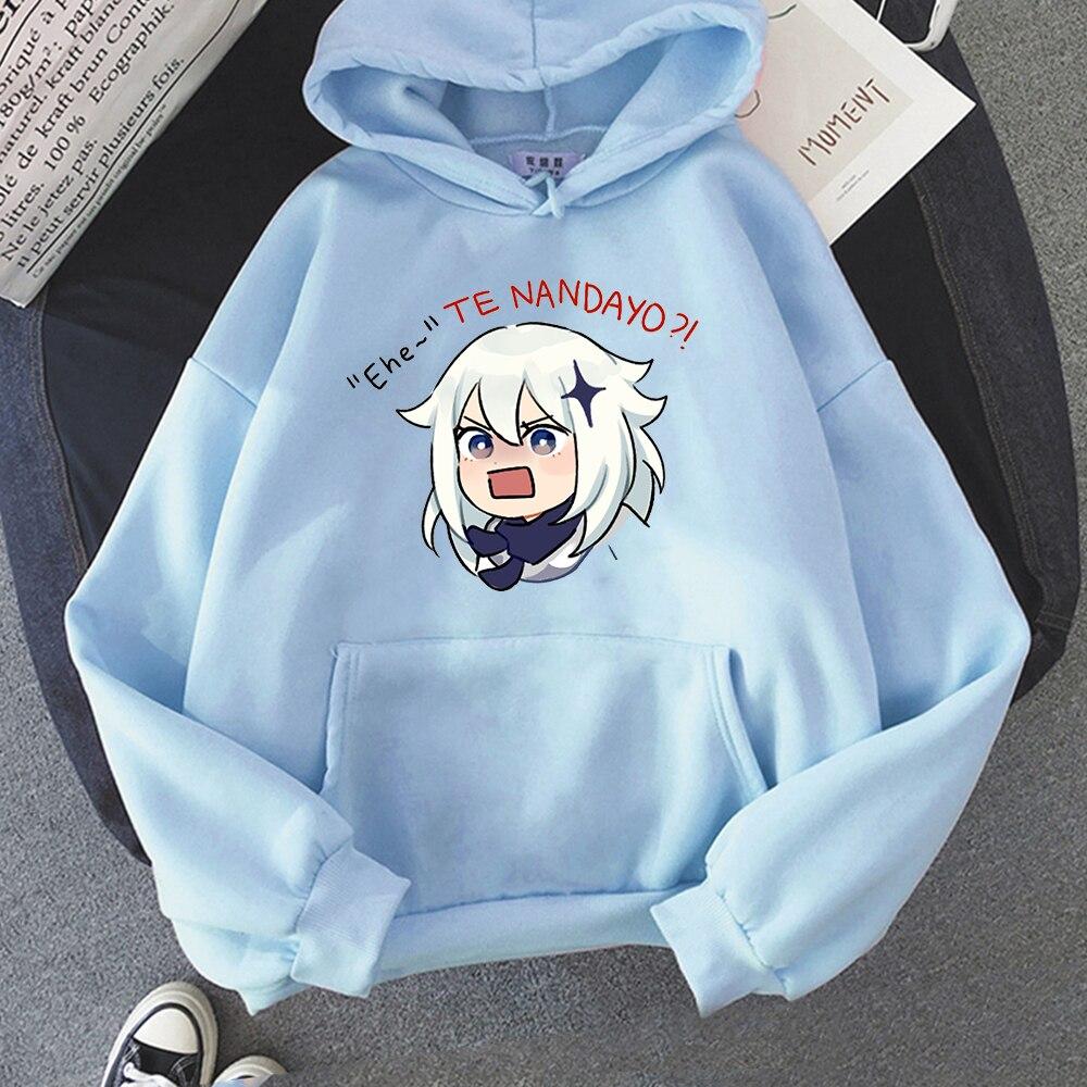 Anime Genshin Impact Cartoon Sudadera con Capucha Anime Genshin Impact Cartoon Sudadera con Capucha