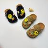 Children's Cartoon Birkenstock Slippers: Cute Closed-Toe Spring Outdoor Shoes for Boys & Girls with Thick Soles.