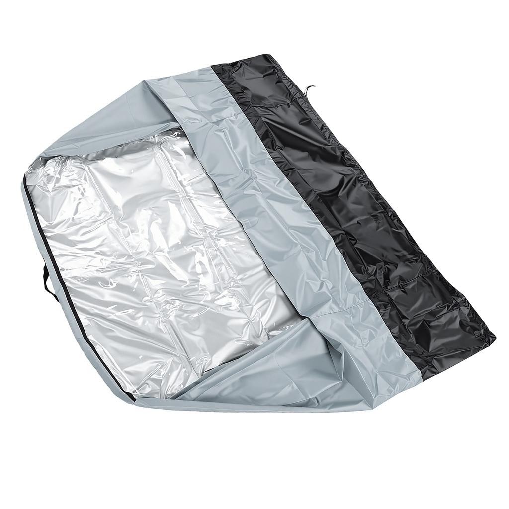 Refrigerant Recovery Machine Cover Fit for Robinair AC Machine 420D Silver Coated Windproof Protective Cover with