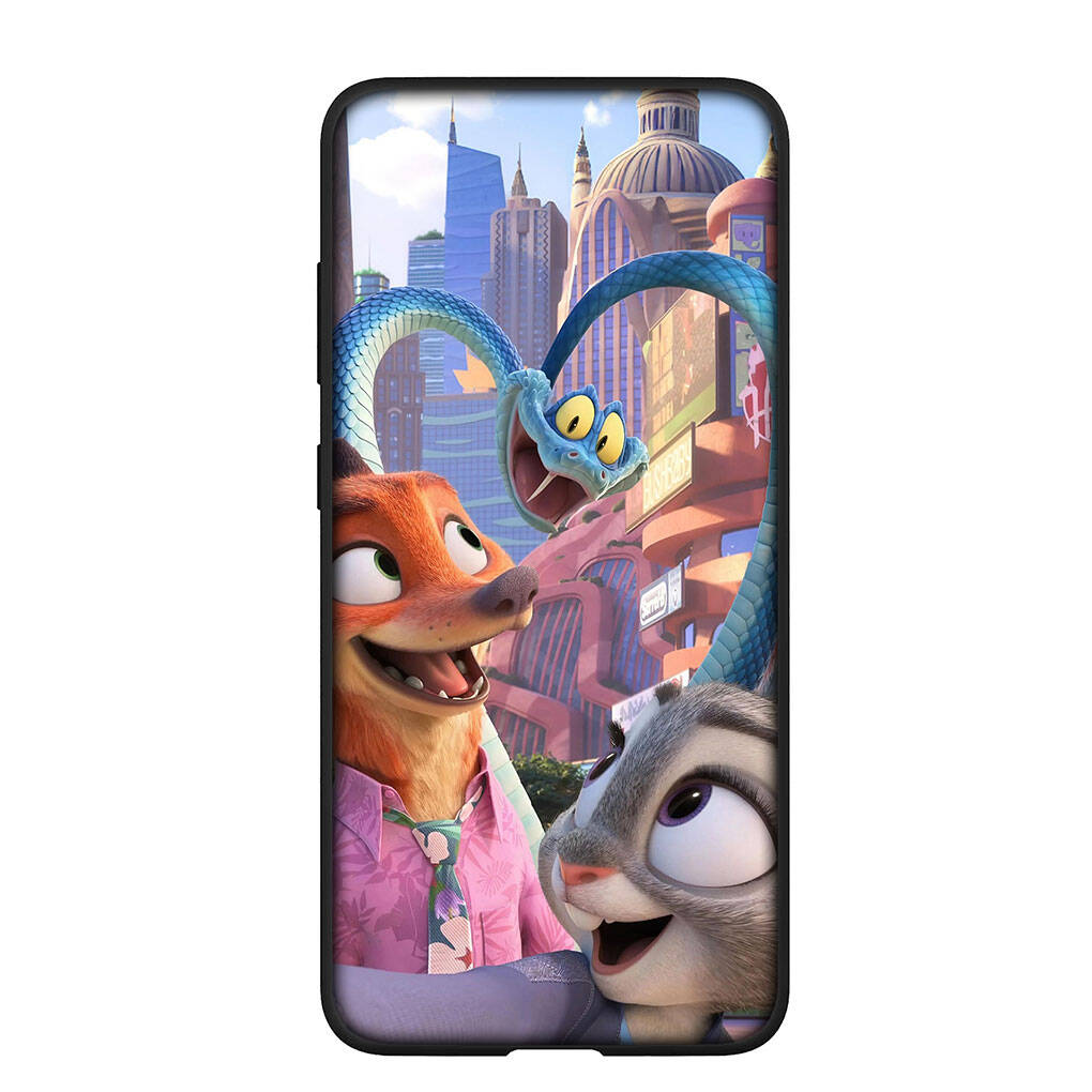 

Чехол для телефона для Samsung Galaxy S25 S23 S22 S24 Ultra FE A05 A06 A15 A16 A36 A37 A35 A54 A55 A56 A57 A25 A26 A53 A17 Мультяшный Гэри Джуди Зверополис Ник 2 for iPhone 15 Pro аэро