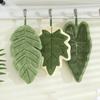 High Quality Cartoon Leaf Hand Towel Absorb Water Coral Velvet Bathroom Kerchief Hanging Thickened Cleaning Cloth Kitchen