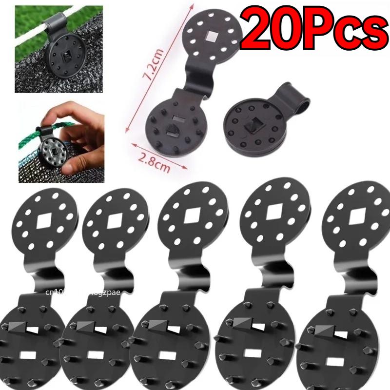 100 Stück Robuste Klemmgriff-Kunststoffklemmen Gewächshaus-Sonnenschutztuch-Befestigungsklemmen Planenklemmen Zaunstoffklemmen für Gartengitter