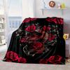 Day Of The Dead Skull Blanket Flannel Blanket Throw Blanket Sofa Cover Blanket Soft Premium Blanket Picnic Blanket Tv Blanket Gifts