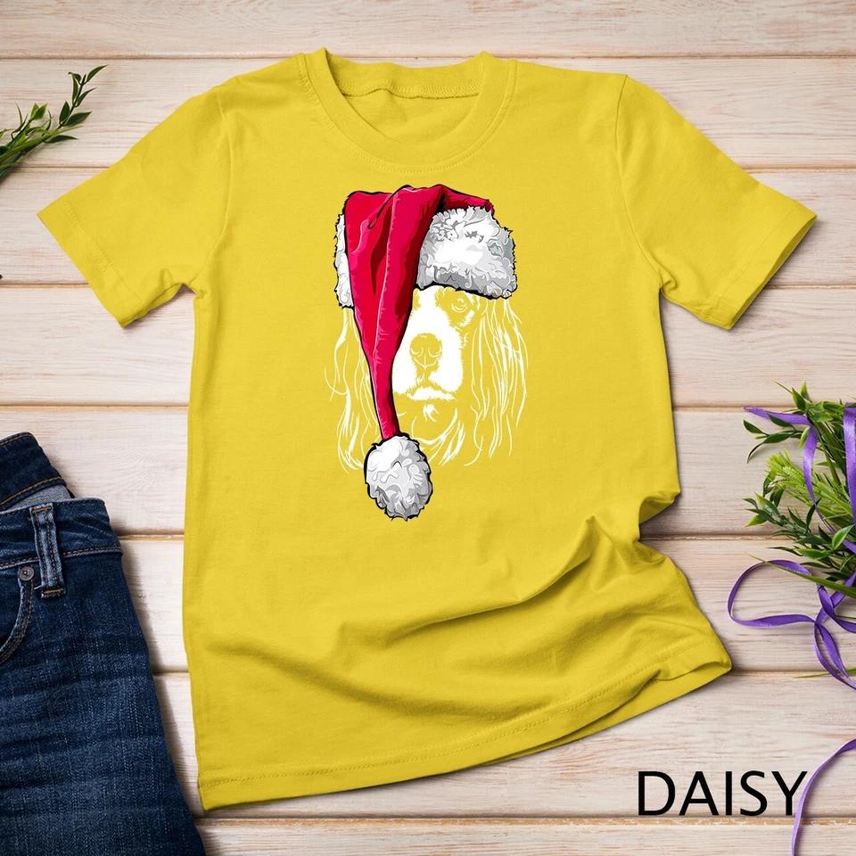 Funny Cavalier King Charles Spaniel Christmas Unisex T-shirt 3 3XL