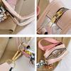 Clear Transparent Jelly Crossbody Bag Storage Bag Transparent Handbag PVC Shoulder Bag  Summer