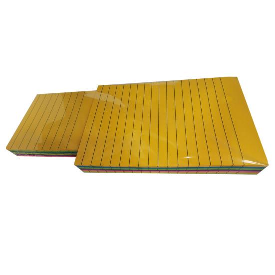 Ästhetischer Haftnotizblock mit Linien, verbessert die Produktivität, weit verbreitet, tragbar, neutral, Boho-Stil, selbstklebende Notizblöcke, liniert