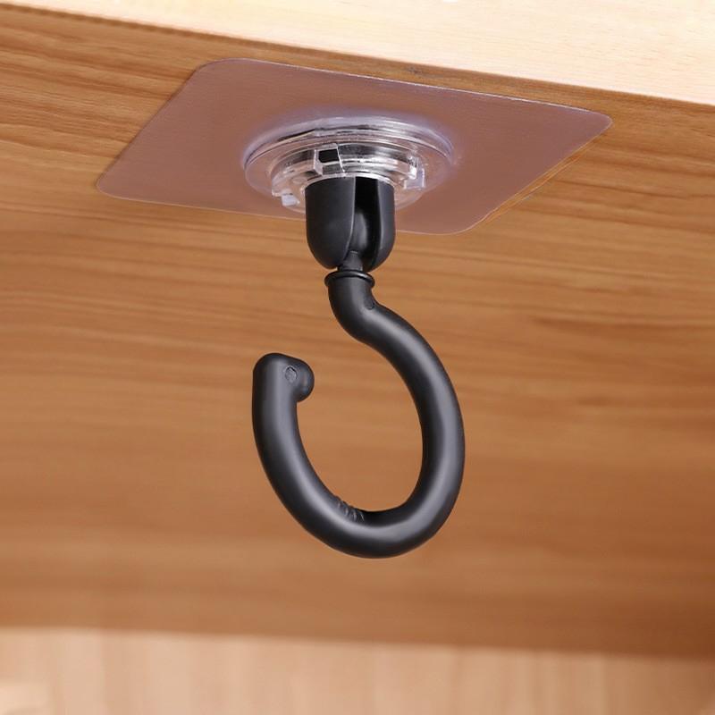 

1 шт. Потолочный вращающийся крючок Потолочный крючок с зазубриной Специальный Безударный Не оставляющий следов Настенный потолочный Прочный крючок для одежды