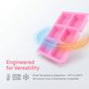Silicone Silicone Cake Mold 6 Cavity Non-Stick Silicone Soap Mold 6‑Grid Square Square Shape DIY Soap Mold