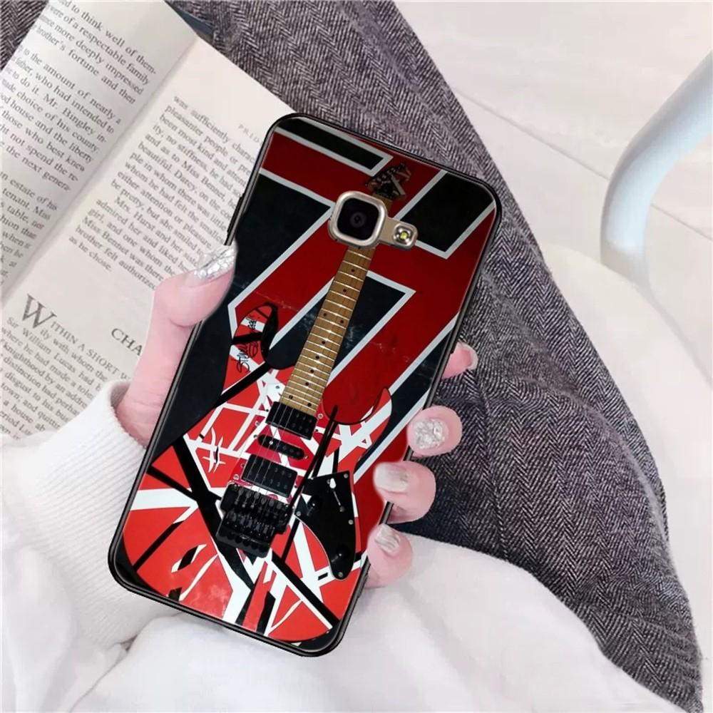 E-Eddie Van Halen Graphic Guitar Phone Case For Samsung A 10 11 12 13 20 21 22 30 31 32 40 51 52 53 70 71 72 73 91 13 Shell