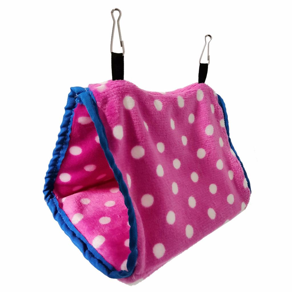 Papageien-Hängematte Vogel-Hängebett-Haus Plüsch Winter-Warm-Käfig-Nest-Zelt