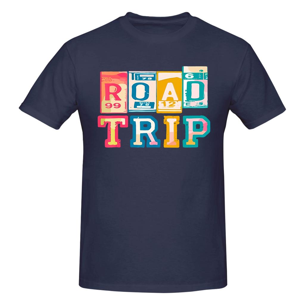 1 Piece Colorful Novelty Graphic 100 Cotton Tshirt Road Trip Tees Tops For Unisex