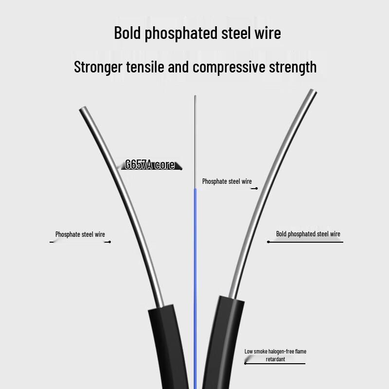 AIENKIS Indoor FTTH Single-Mode Drop Cable