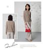 2025 Women's Pure Wool Cable Knit Cardigan - Autumn/Winter Korean Style, Round Neck, Solid Color