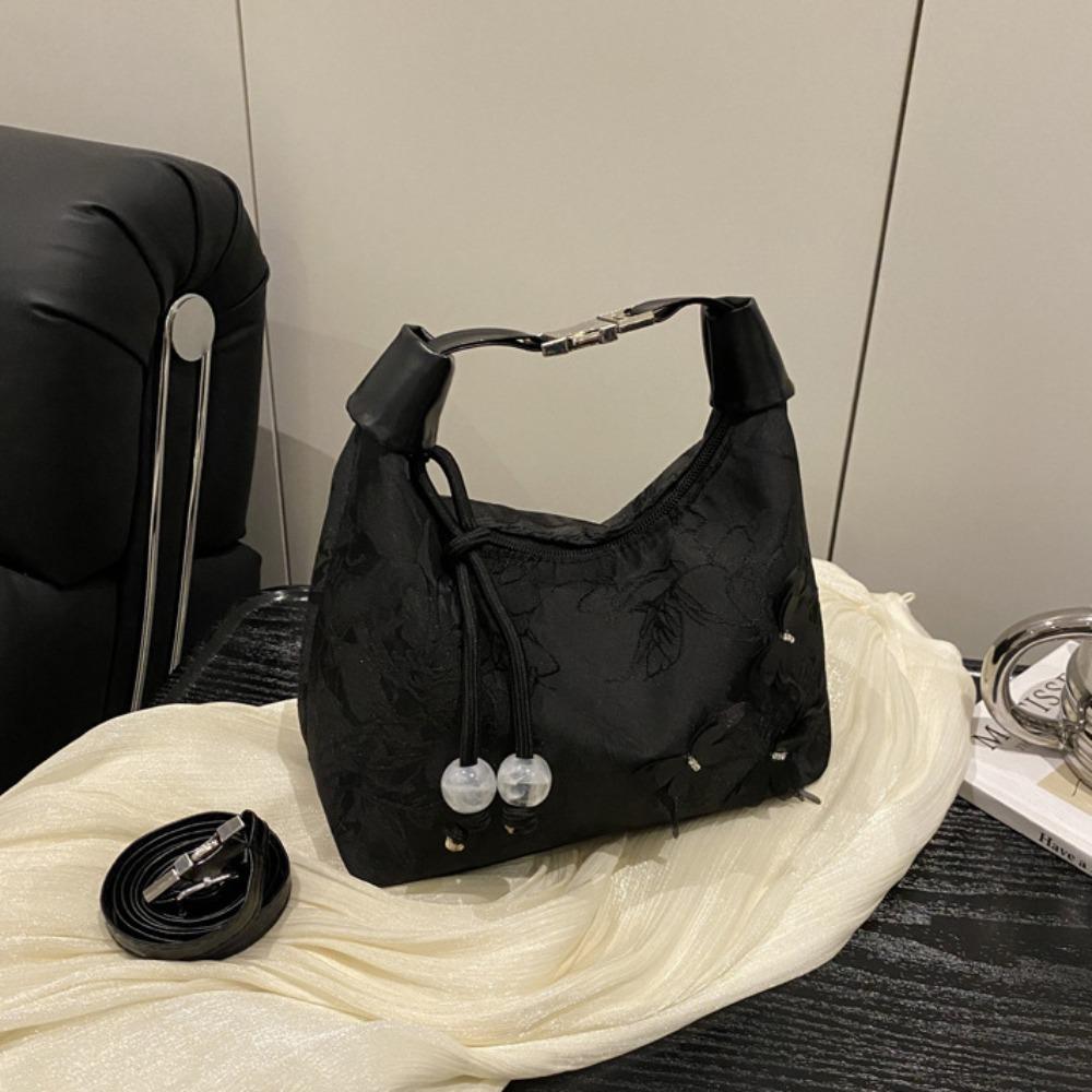 Butterfly Hanfu Embroidery Handbag Canvas Cheongsam Bag Retro New Chinese Style Handbag  Party