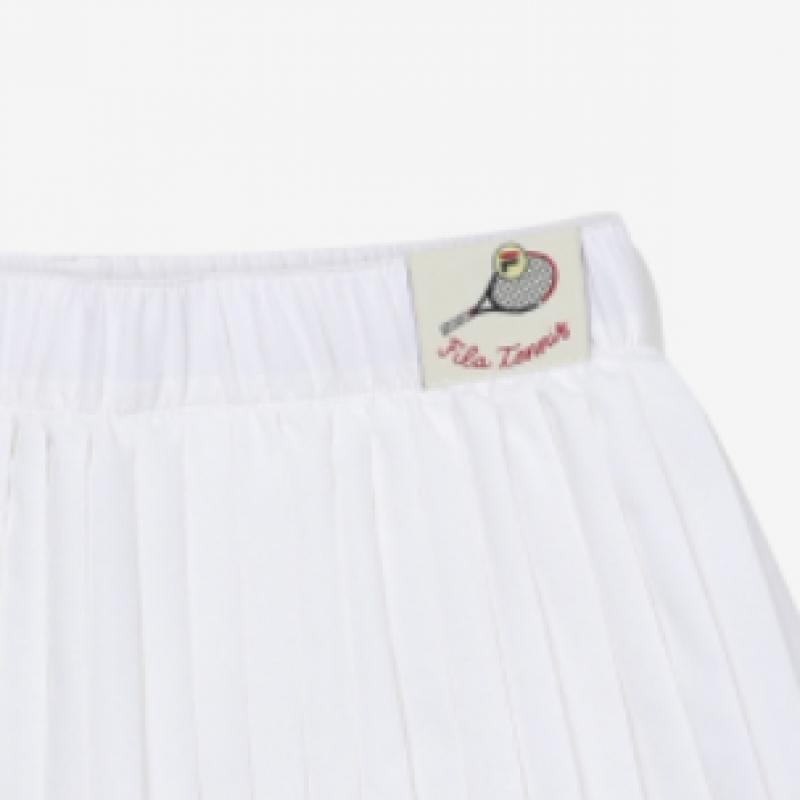 [fila Kids] Waffen Pleated Skirt  Fk2skf1201f Owh  q0zFk2skf1201fOwh