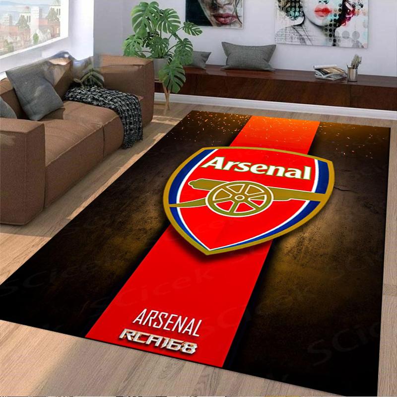 Arsenal Logo Designed floor mat, suitable as a non-slip mat for the living room or bedroom sofa