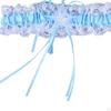 Stretch Lace Wedding Garters with Ribbons Thicken Garter Set for Parties Cosplay Keepsake Women