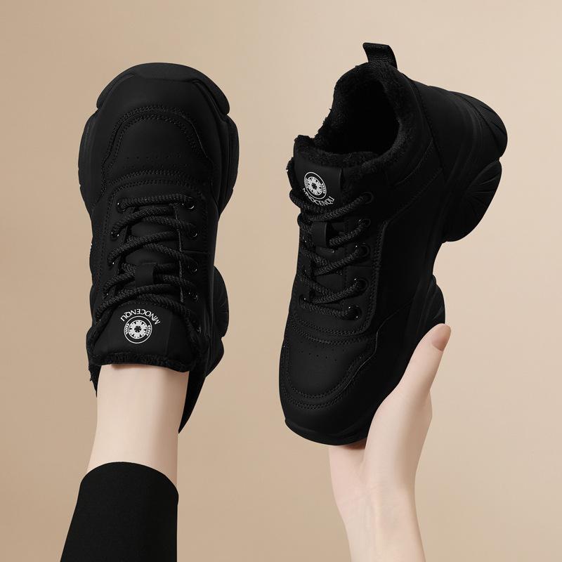 

thick-soled non-slip versatile autumn and winter women s travel shoes heightening soft-soled comfortable sports shoes 34