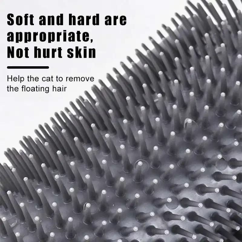Pet Grooming Cats Accessories Hairstyles Cats Pet Products  Wall Brush Scraper for Cats Corner Self-combing Stuff Home Cats's