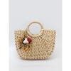 LALA Rattan-Perlen-Anhänger B-Beige