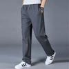 Men's Elastic Waist Straight Leg Plus Size Sports Pants