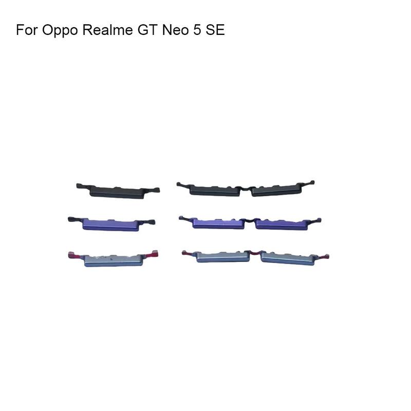 

For Oppo Realme GT Neo 5 SE Power Volume Side Button GT Neo5 SE On OFF Power Volume Up Down Side Key Switch Replacement Parts 2 in 1 Black
