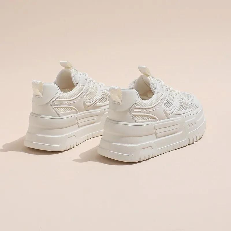 Fashion Women's Casual Breathable Sports Shoes 2025 Fashion Front Slip-Resistant Lace-up Shoes for Women Mesh Outdoor Comfortable Shoes