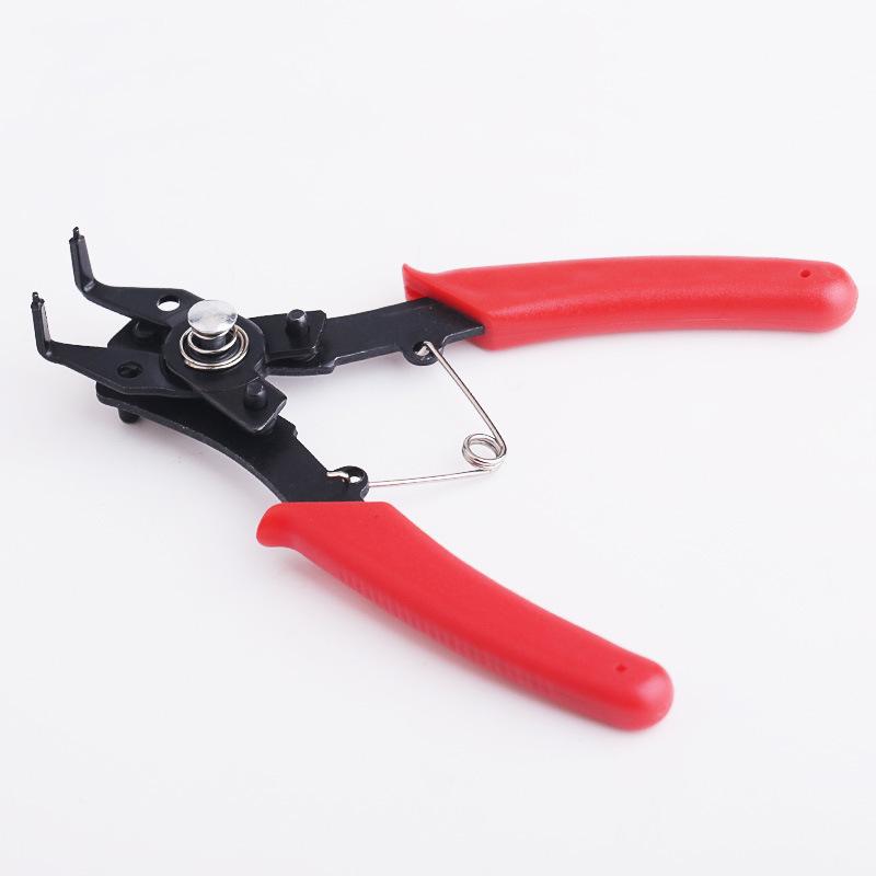 Large Size Multifunctional Four-in-One Circlip & Snap Ring Pliers Set for Internal/External Use