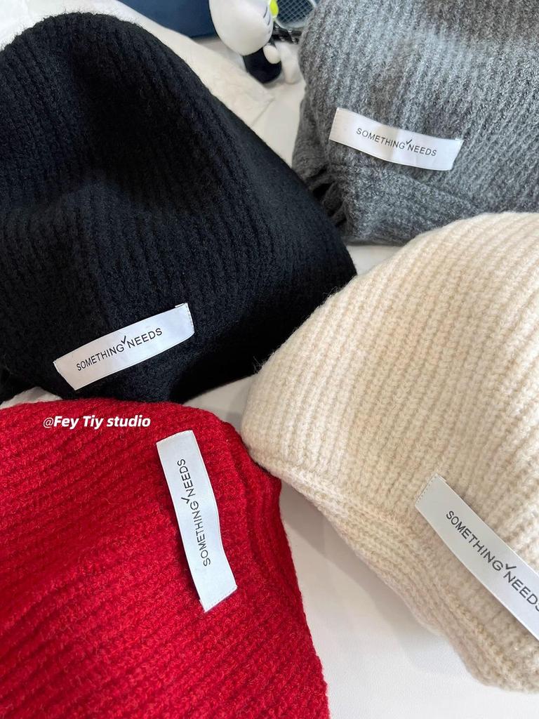 Korean Style Knit Hat & Scarf with Ear Protection - Women's Winter Balaclava