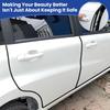 Car Door Edge Guards Strip - Upgraded, Easy Tall, Tightly, Fade-Resistant, Universal Fit Most Of Cars, Black Automotive Door Protector, Rubber Edge