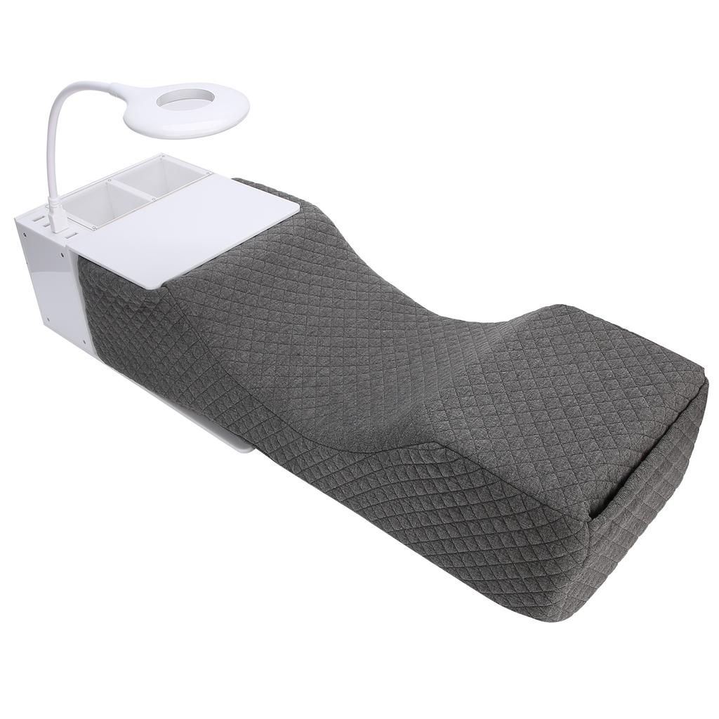 Pernă de gât pentru extensii de gene, pernă acrilică pentru grefarea genelor, organizator de raft, suport cu lumină LED, set