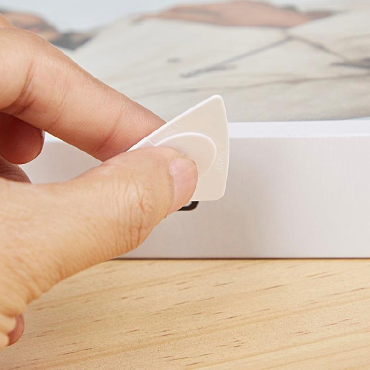 10 Pieces Guitar Picks Plectrums Plastic Picks Set Multicolor for Triangle Plect