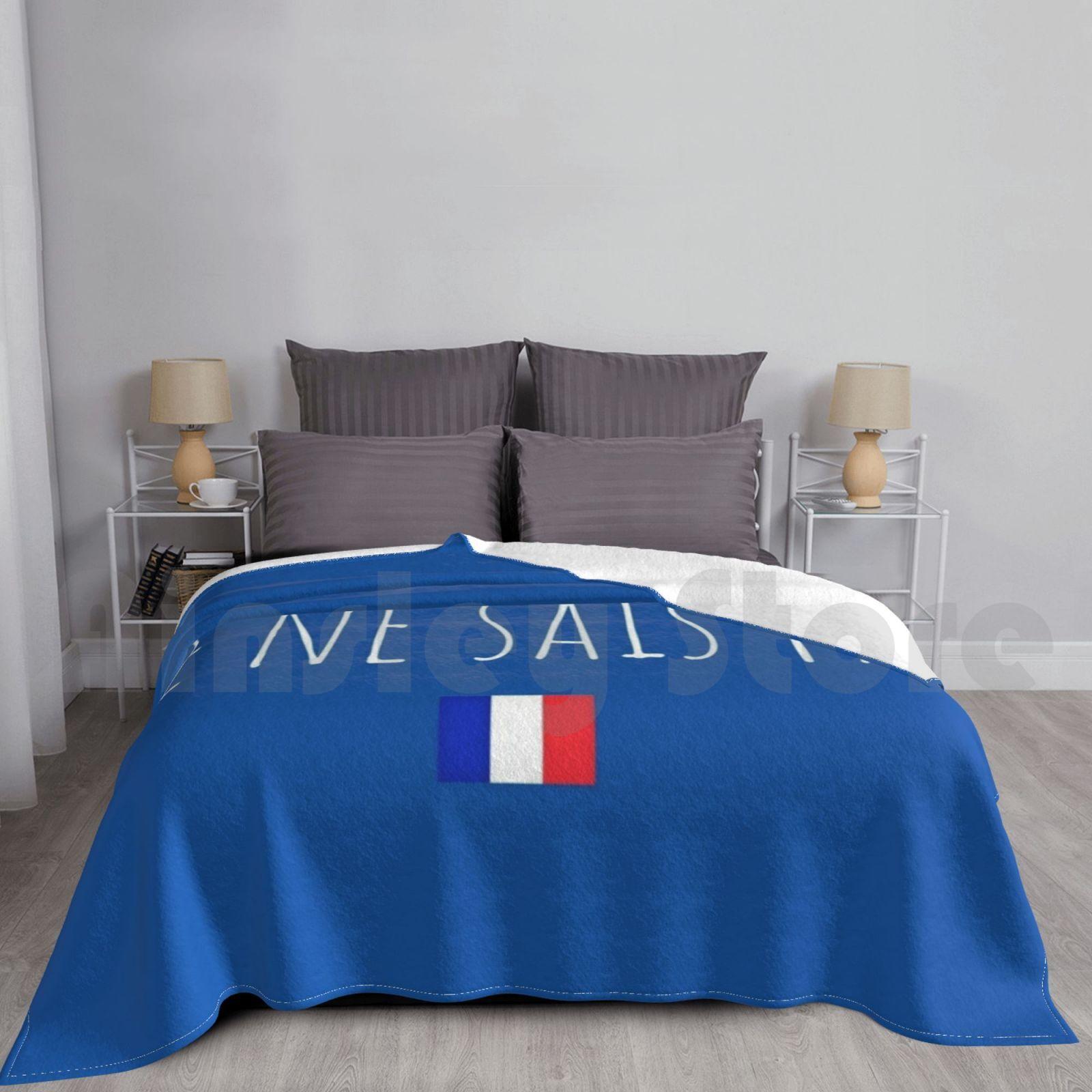 Je Ne Sais Pas I Don t Know In French Blanket For Sofa Bed Travel French Je Ne Sais Pas I Dont Know France Size: 75*100cm, Weight: 230 GSM