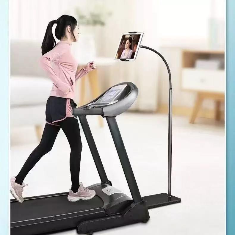 Adjustable Floor Tablet and Phone Stand for Bedside, Sofa, or Live Broadcast