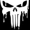 Car Sticker Self-adhesive Waterproof PET Reflective Material Bloody Skull Design Sticker for Car