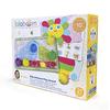 Lalaboom Baby Spielzeug Farb-Zuordnungs-Puzzle, Dreh- und Stecktafel, 21 Teile, BL710, Authentisch