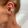 Ingemark 1pz Semplice Orecchino a Clip a Forma di Stella Marina Fiore per Orecchio da Donna Non Perforante Falso Cartilagine Luna Capesante Gioielli Regalo