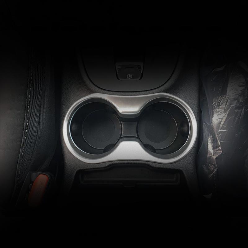 Für Jeep Cherokee KL 2014 2015 2016 2017 2018 2019 2020 2024 ABS Auto Vordere Reihe Wasser Tasse Halter Rahmen Trim abdeckung Fall Aufkleber