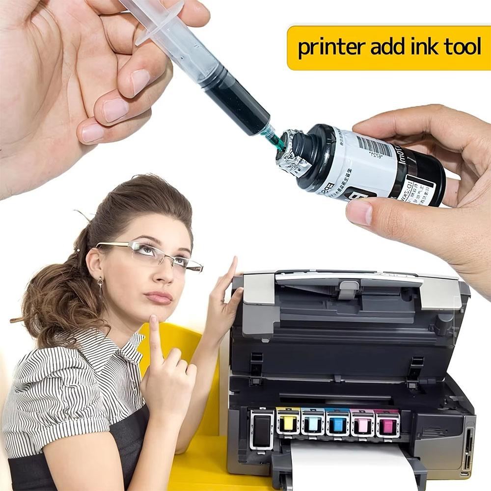 Glue Syringe with a Blunt-tip Needle and Needle Cap, Suitable for Liquids,