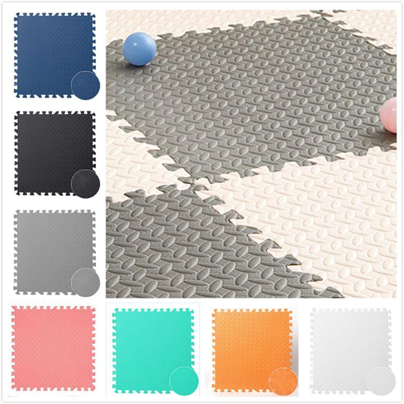 10pcs Eva Foam Mat Soft Floor Tiles Interlocking Play Kids Baby Mats Gym 12mm