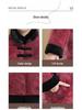 Plus Size Velvet Cotton Jacket for Women - Loose, Padded Winter Outerwear for Middle-Aged & Elderly