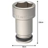 TONE HP6NV-41L Long Impact Socket, 19.0mm (3/4") Drive, 41mm Width