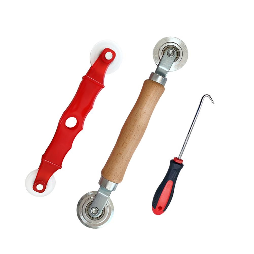 Screen Tool Screen Tool Roller Solid Wood Ergonomic Handle Double Carbon Steel